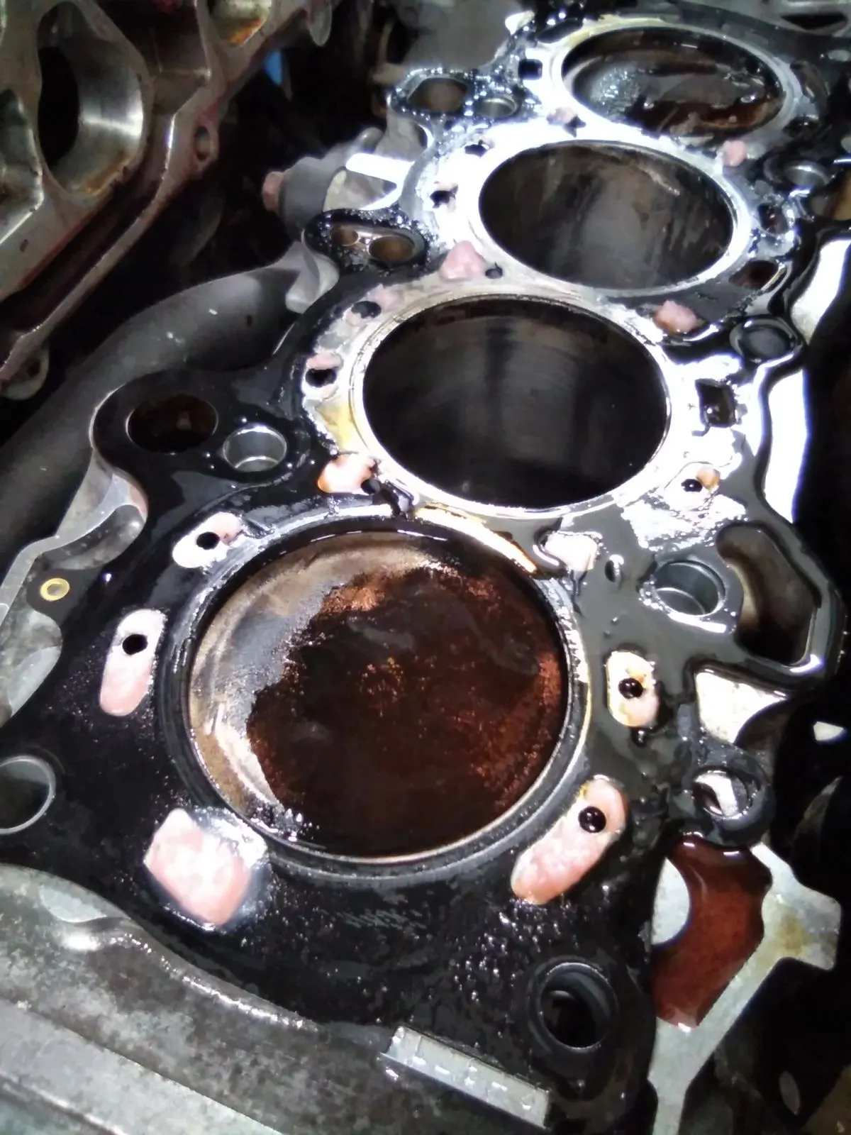 Head Gasket Replacement in Progress